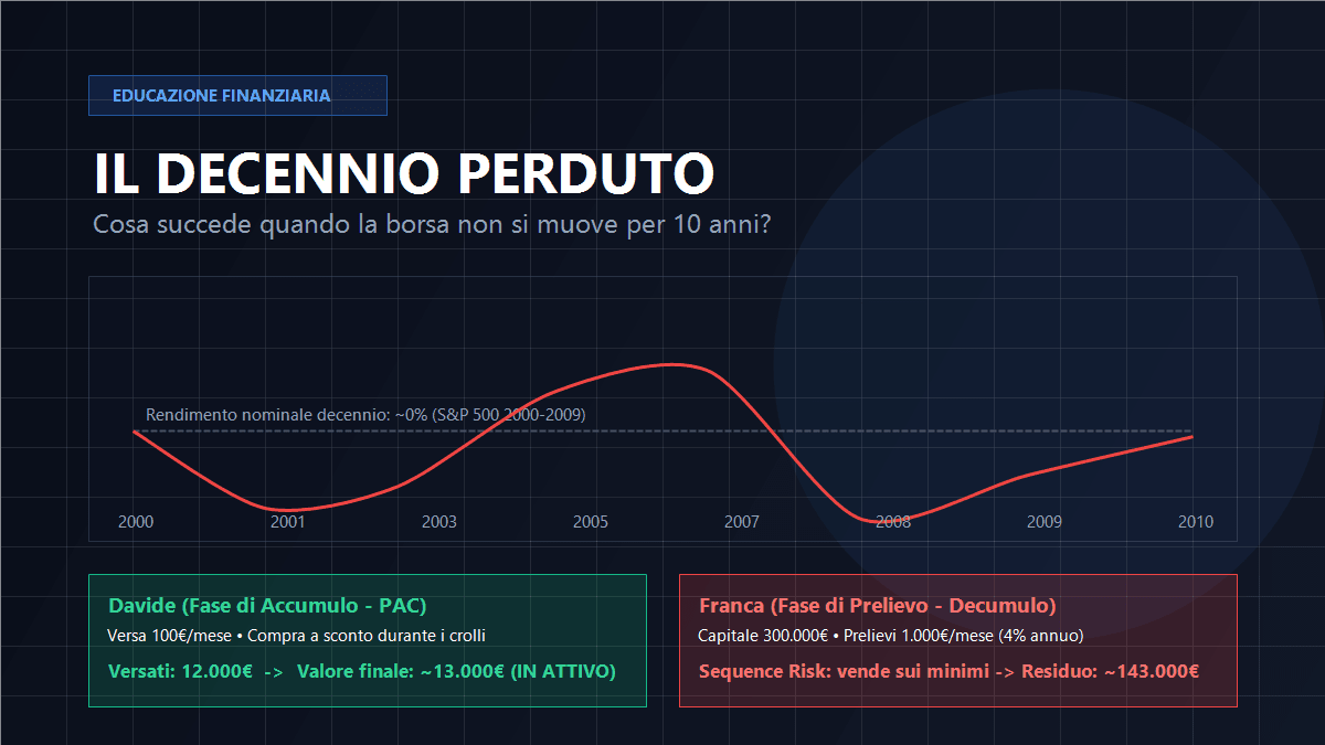 Decennio perduto: quando la borsa non si muove per 10 anni